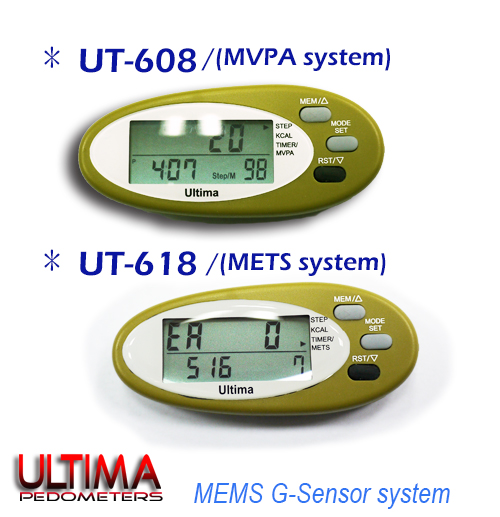 ULTIMA 608 MVPA G-sensor Pedometer